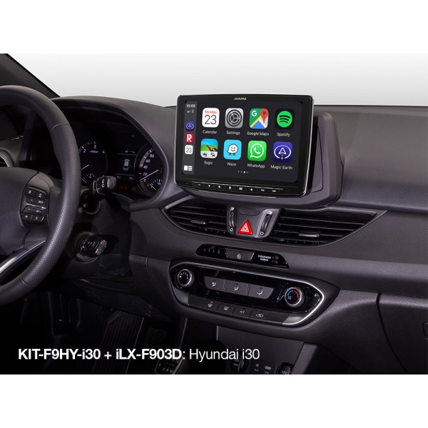 Alpine KIT-F9HY-i30 (Kit Hyundai i30 del 2017 en adelante)