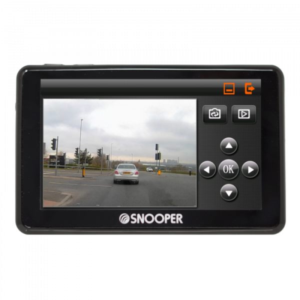 SNOOPER TRUCKMATE SC5900 DVR con cámara HD de salpicadero incorporada