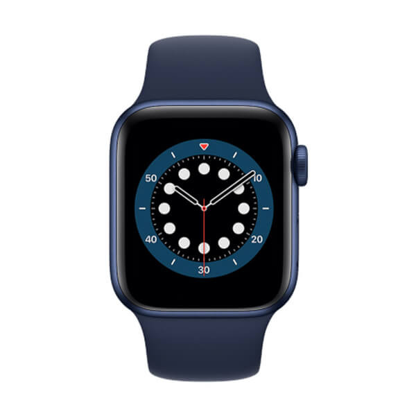 Reloj Apple Watch Serie 6 GPS Caja 40mm Aluminio Azul y correa deportiva azul