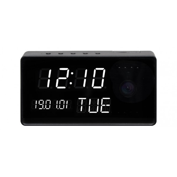 Espia Reloj  Despertador Inalámbrico Con Cámara Oculta De 1080p Ref: S9850