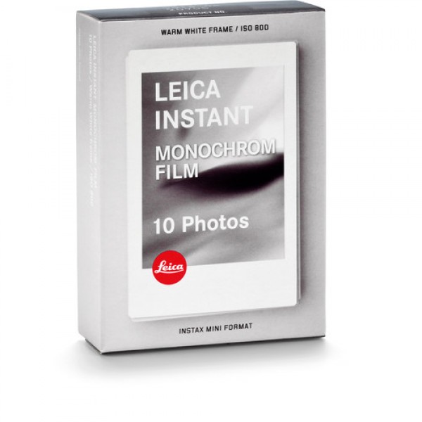 Paquete de películas instantáneas Leica Sofort Monochrom (10 exposiciones) Ref: 19550