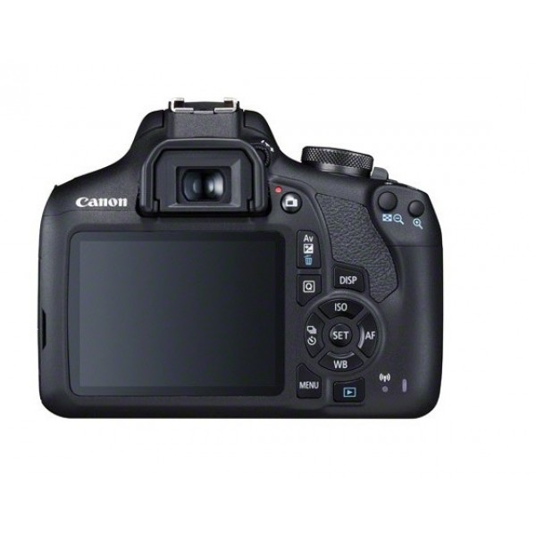 Cámara Canon EOS-2000D + Canon EF-S 18-55mm III Kit Funda.