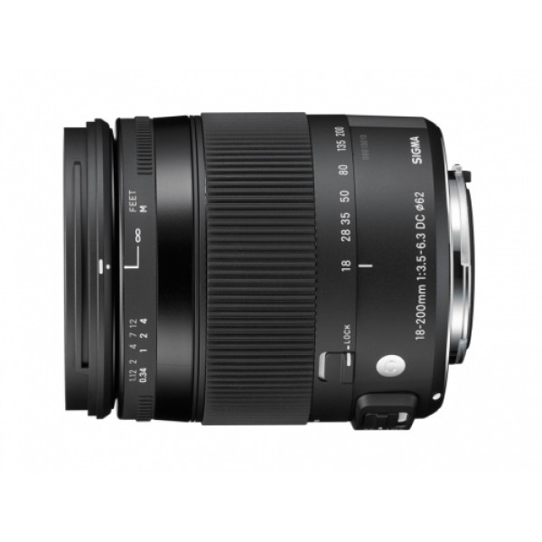 Objetivo Sigma 18-200mm F3.5-6.3 DC MACRO OS HSM Contemporary Montura Nikon