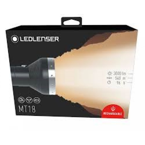 Linterna Led Lenser MT18 - 3000 Lumens