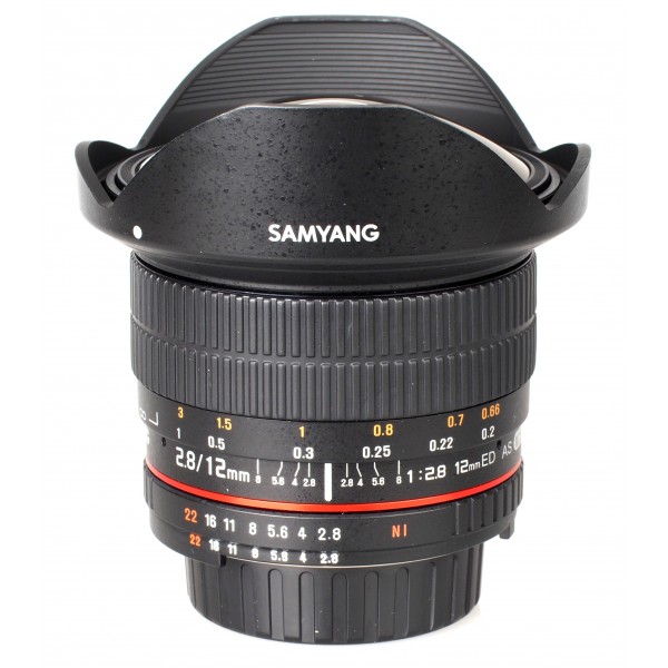 Samyang 12mm F2.8 ED AS NSC Fisheye Nikon AE (Garantía España) Ref: SAM12F28NIKONAE