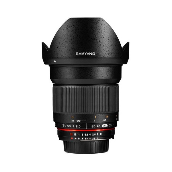 Samyang 16mm F2 ED AS UMC CS Nikon AE (Garantía España) Ref: SAM16NIKON_AE
