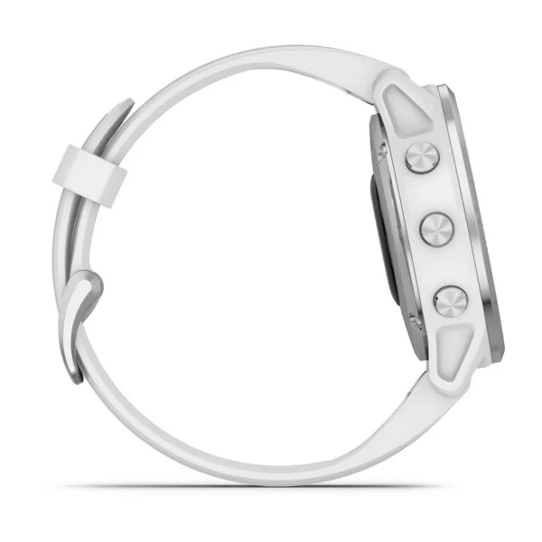 Reloj Garmin fenix 6S plata, blanco con correa blanca Ref: 010-02159-00 (Garantía Garmin España)