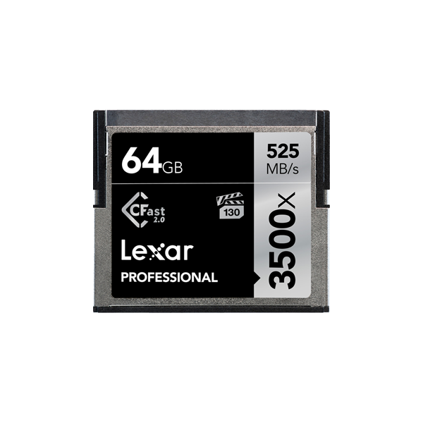 Tarjeta Lexar Professional 3500x CFast ™ 2.0 de 64GB