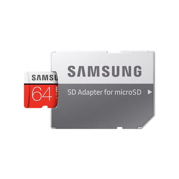 Tarjeta Samsung EVO (adaptador SD) 64GB 100MB/s Ref: MB-MC64GA/EU