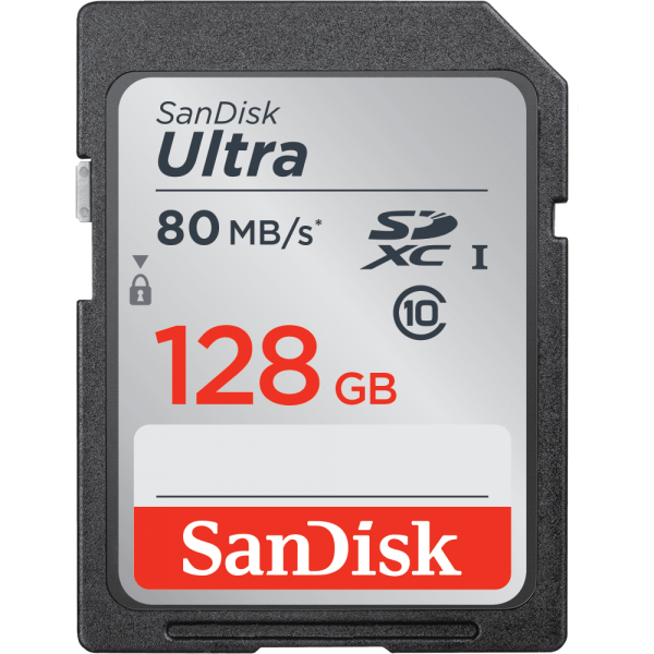 Tarjeta de memoria Sandisk SDHC / SDXC Ultra UHS-I de 128GB