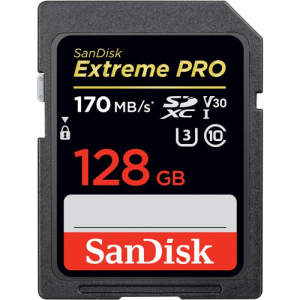 Tarjeta de memoria SanDisk 128GB Extreme PRO UHS-I...