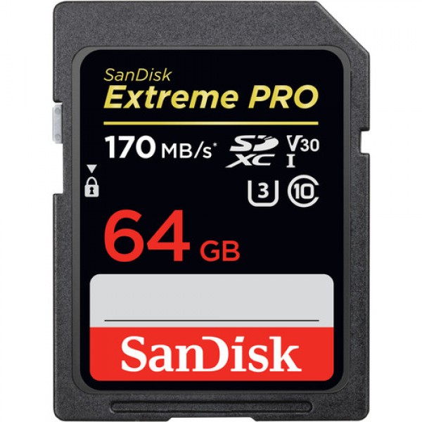 Tarjeta de memoria SanDisk 64GB Extreme PRO UHS-I ...